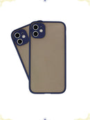 Capa TPU Fosca Com Bordas Coloridas para Iphone (11 Pro/ 12/ 12Pro/ 12 Pro Max) Verificar variação
