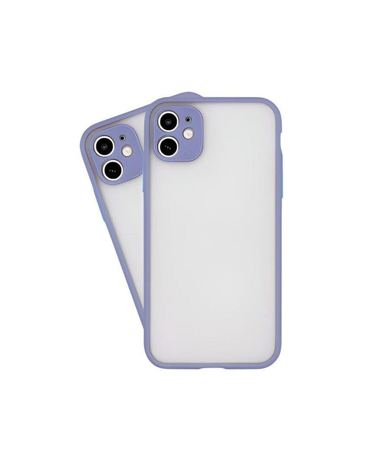 Capa TPU Fosca Com Bordas Coloridas para Iphone (11 Pro/ 12/ 12Pro/ 12 Pro Max) Verificar variação