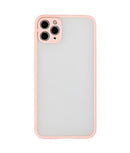 Capa TPU Fosca Com Bordas Coloridas para Iphone (11 Pro/ 12/ 12Pro/ 12 Pro Max) Verificar variação