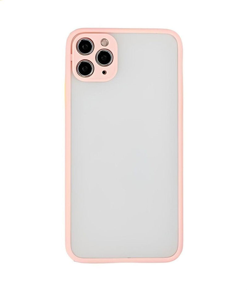 Capa TPU Fosca Com Bordas Coloridas para Iphone (11 Pro/ 12/ 12Pro/ 12 Pro Max) Verificar variação