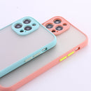 Capa TPU Fosca Com Bordas Coloridas para Iphone (11 Pro/ 12/ 12Pro/ 12 Pro Max) Verificar variação