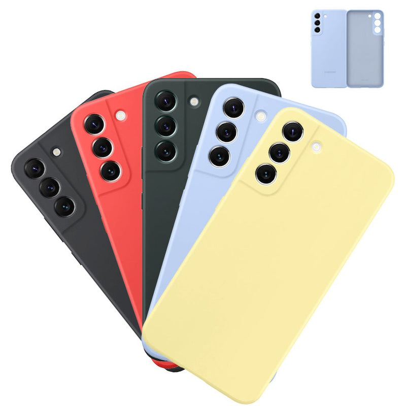 Capa de Silicone Aveludada para Galaxy  Linha S (S20/ S20 Plus/ S20 Ultra/ S20 FE/ S21/ S21 Plus/ S21 Ultra/ S21 FE 5G/S22/ S22 Plus/ S22 Ultra)