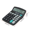 Calculadora Eletrônica De Mesa Display LCD com 12 Dígitos Grande