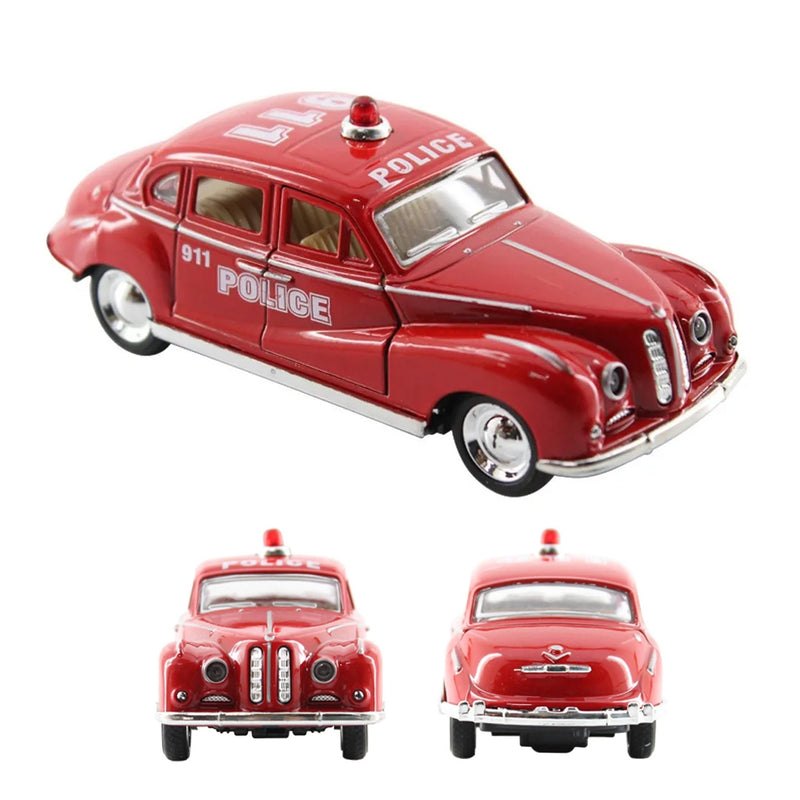 Miniatura Die-Cast Metal Carro de Polícia