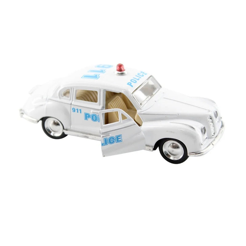 Miniatura Die-Cast Metal Carro de Polícia