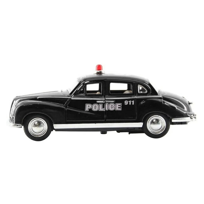 Miniatura Die-Cast Metal Carro de Polícia