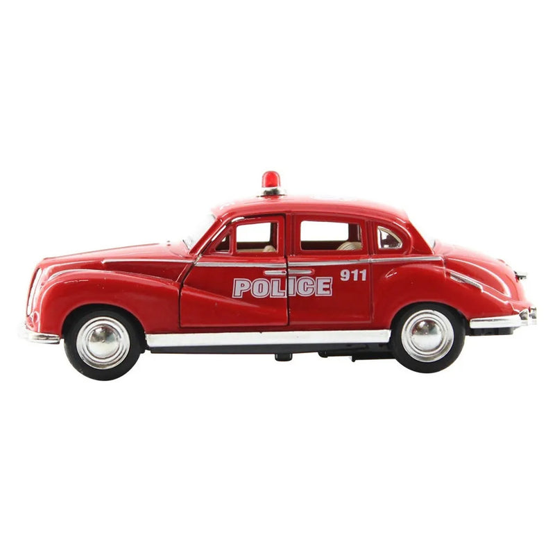 Miniatura Die-Cast Metal Carro de Polícia