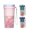 Copo Mixer de Suco Portátil Mini Liquidificador Portátil 6 Lâminas Recarregável 400 ml + Cabo USB