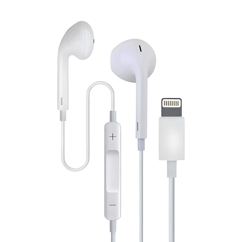 Fone de Ouvido EarPods Chip Original para iPhone 7 8 Plus Xr 11 12