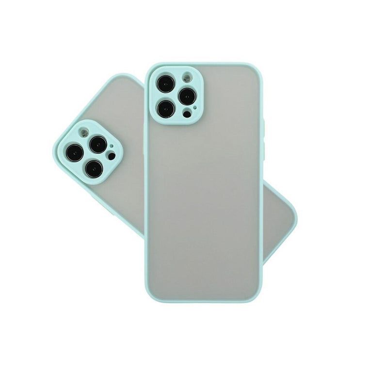 Capa TPU Fosca Com Bordas Coloridas para Iphone (11 Pro/ 12/ 12Pro/ 12 Pro Max) Verificar variação