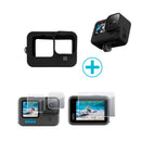 Kit de Capa de Silicone e 3 Películas para GoPro Hero 9 / 10 / 11