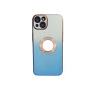 Capa Anti-Impacto Colorida Luxo com Borda Gold para Iphone 13