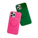 Capa Magsafe de Silicone para iPhone 11, Aveludada.