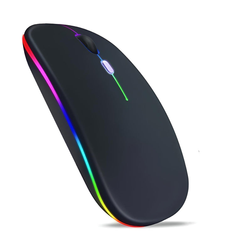Mouse Sem Fio com LED Tablet Sm Tab A8 T290 Recarregável Luminoso