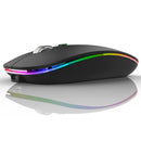 Mouse Sem Fio com LED Tablet Sm Tab A8 T290 Recarregável Luminoso