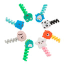 Kit 4 Peças Sortidas Protetores Cabo e Fios  para Carregador , Fone Ouvido Fofinho