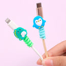 Kit 4 Peças Sortidas Protetores Cabo e Fios  para Carregador , Fone Ouvido Fofinho