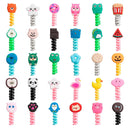 Kit 4 Peças Sortidas Protetores Cabo e Fios  para Carregador , Fone Ouvido Fofinho