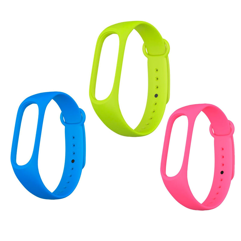 Pulseira para Xiaomi Mi Band 3/4 Miband 4 Pulseiras, de Silicone Coloridas substituta para Xiaomi Mi Band 4/ 3