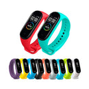 Pulseira para Xiaomi Mi Band 3/4 Miband 4 Pulseiras, de Silicone Coloridas substituta para Xiaomi Mi Band 4/ 3