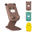 Suporte Para Celular e Tablet Dobrável Portátil Ajustável Apoio Mesa Tema Bichinhos