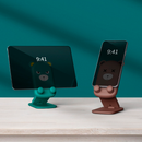 Suporte Para Celular e Tablet Dobrável Portátil Ajustável Apoio Mesa Tema Bichinhos